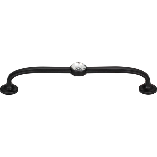 Legacy Crystal Bracelet Pull 5 1/16 Inch (c-c) Matte Black