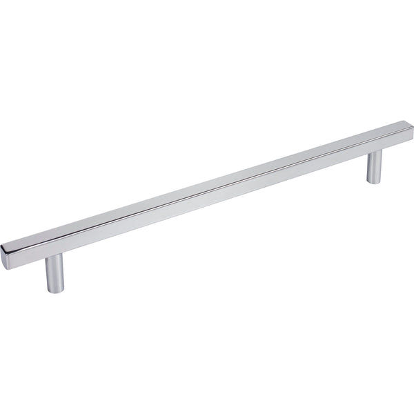 12" Center-to-Center Polished Chrome Square Dominique Appliance Handle
