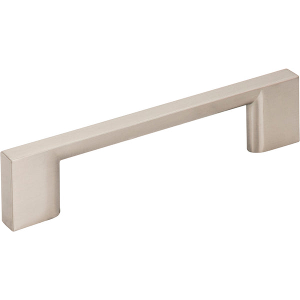 96 mm Center-to-Center Satin Nickel Square Sutton Cabinet Bar Pull