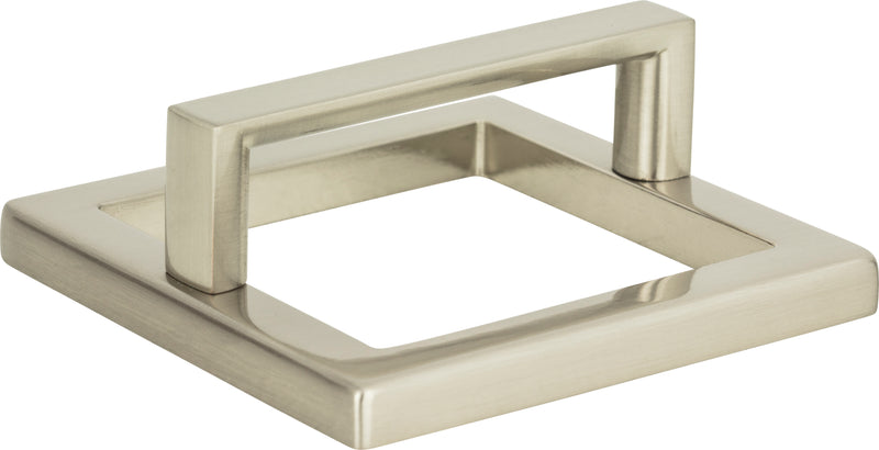 Tableau Square Base and Top 2 1/2 Inch (c-c) Brushed Nickel