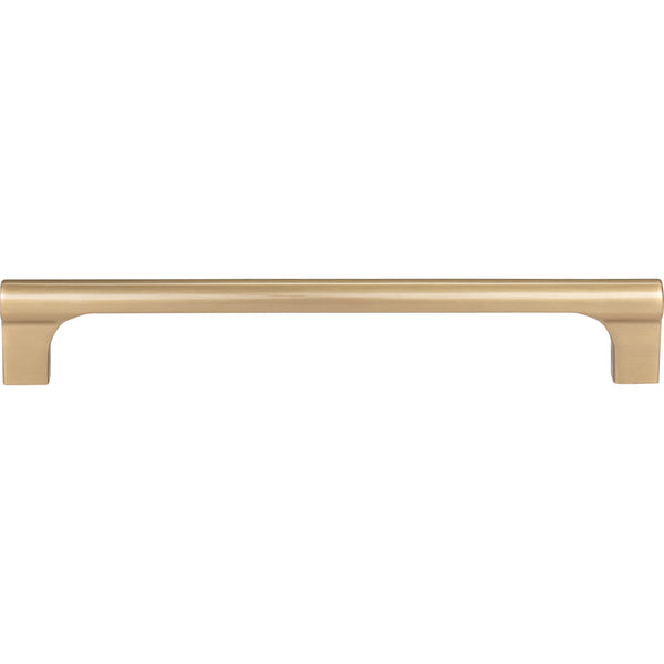 Whittier Pull 6 5/16 Inch (c-c) Warm Brass