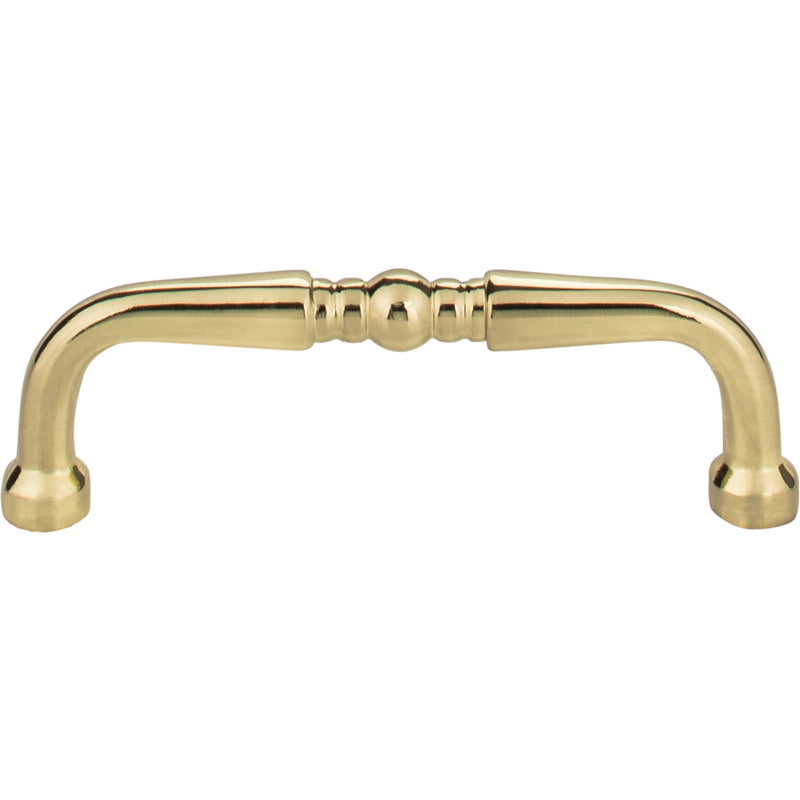 3" Center-to-Center Polished Brass Madison Cabinet Pull