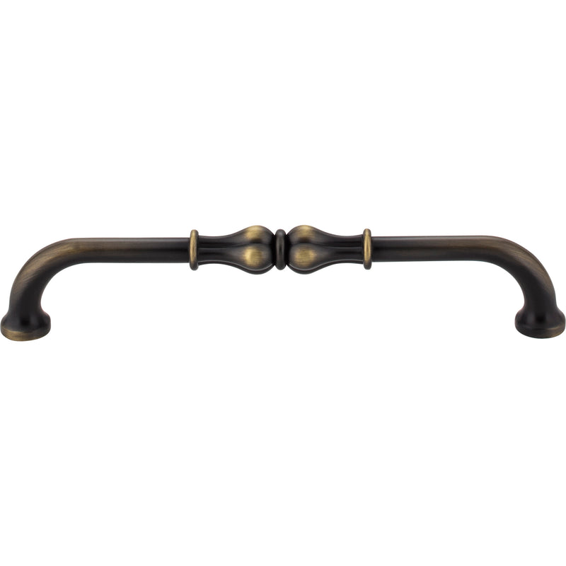 160 mm Center-to-Center Antique Brushed Satin Brass Bella Cabinet Pull