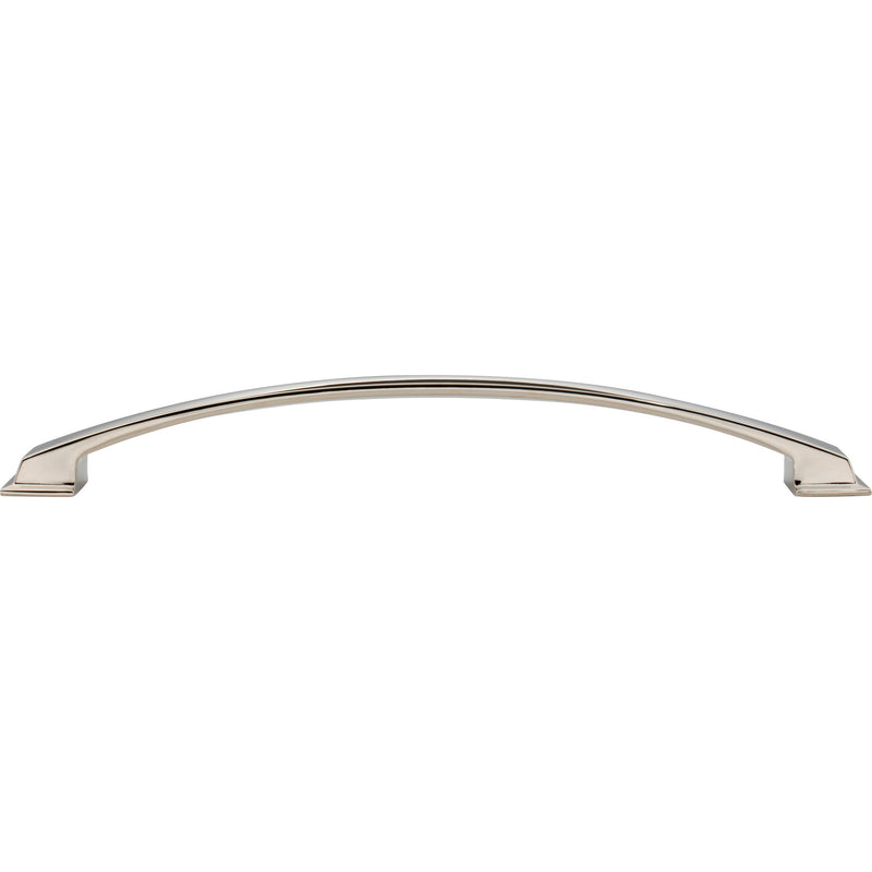 12" Center-to-Center Polished Nickel Arched Roman Appliance Handle