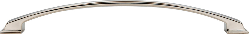 12" Center-to-Center Polished Nickel Arched Roman Appliance Handle