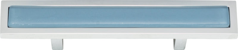 Spa Blue Pull 3 Inch (c-c) Polished Chrome