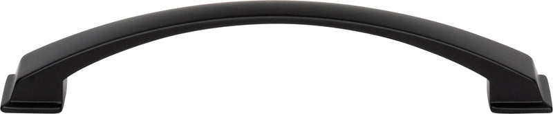 160 mm Center-to-Center Matte Black Arched Roman Cabinet Pull