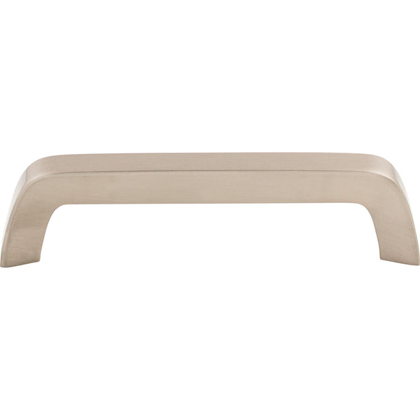 Tapered Bar Pull 5 1/16 Inch (c-c) Brushed Satin Nickel