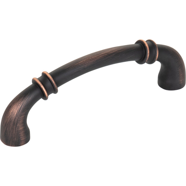 96 mm Center-to-Center Brushed Oil Rubbed Bronze Marie Cabinet Pull