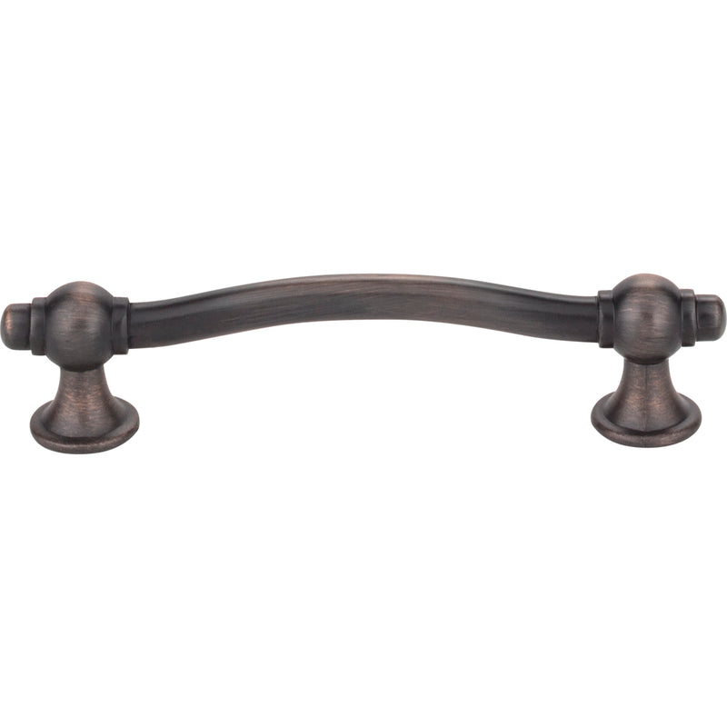 96 mm Center-to-Center Brushed Oil Rubbed Bronze Syracuse Cabinet Bar Pull