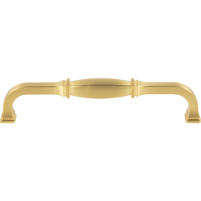 160 mm Center-to-Center Brushed Gold Audrey Cabinet Pull