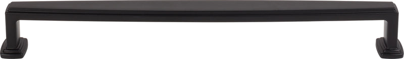 12" Center-to-Center Matte Black Richard Appliance Handle