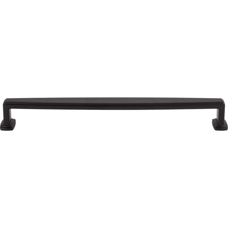 12" Center-to-Center Matte Black Richard Appliance Handle