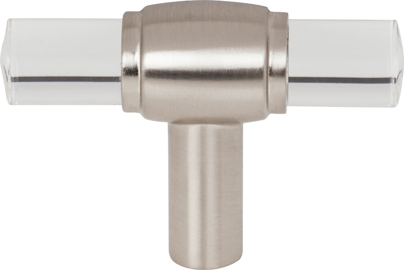 2" Satin Nickel Carmen Cabinet "T" Knob