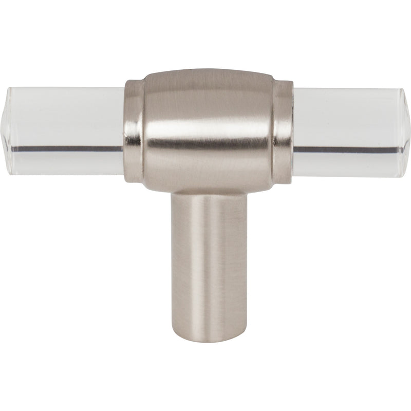 2" Satin Nickel Carmen Cabinet "T" Knob