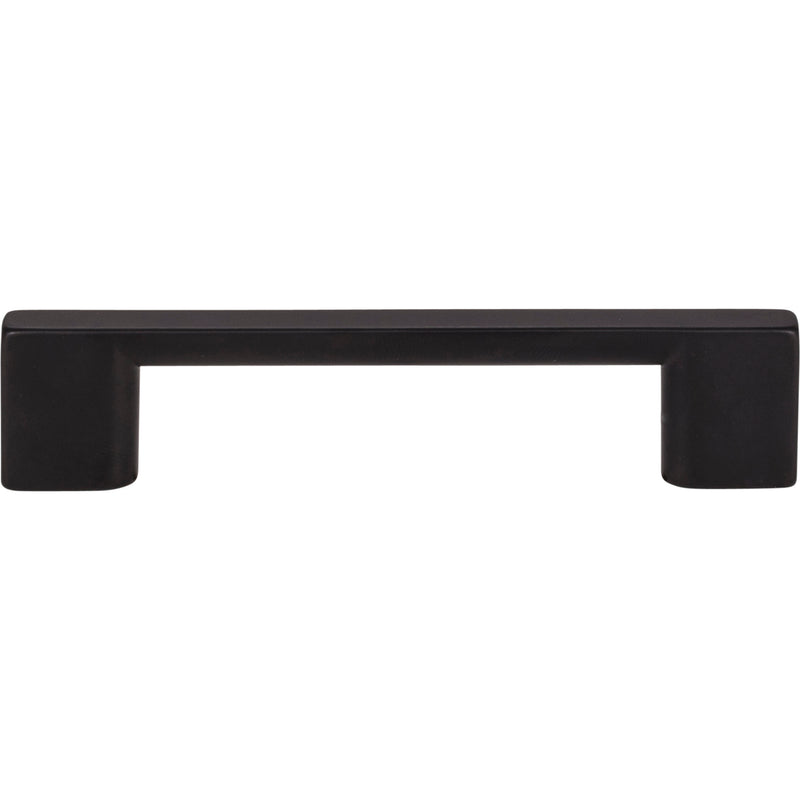 96 mm Center-to-Center Matte Black Square Sutton Cabinet Bar Pull