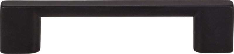 96 mm Center-to-Center Matte Black Square Sutton Cabinet Bar Pull