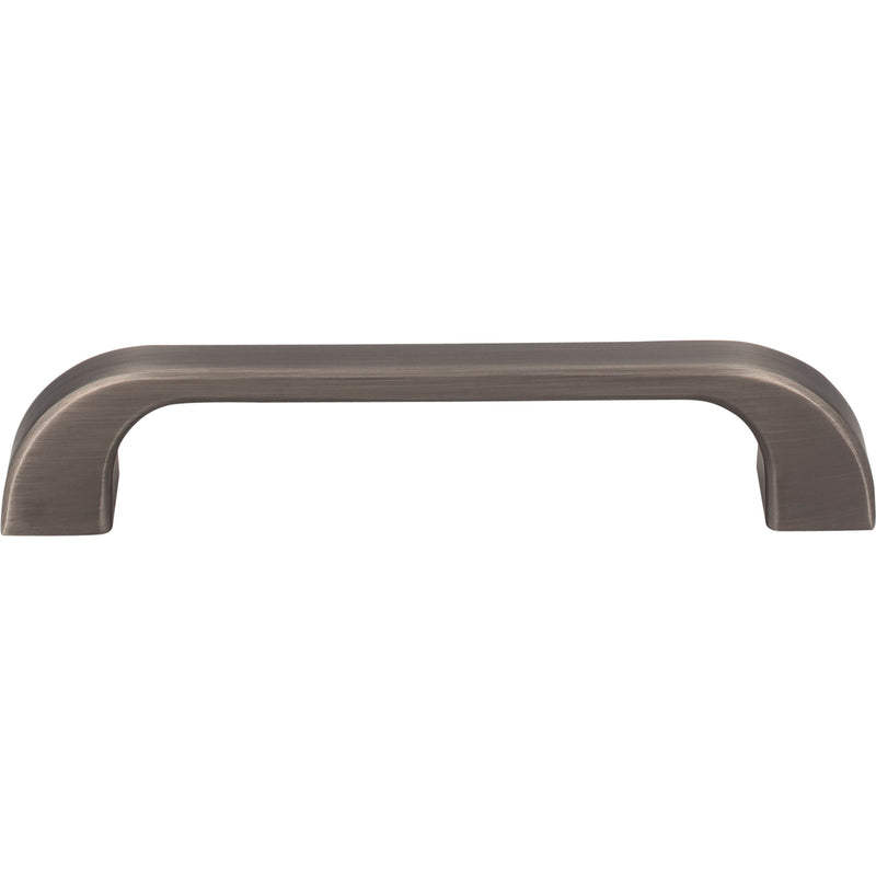 128 mm Center-to-Center Brushed Pewter Square Marlo Cabinet Pull