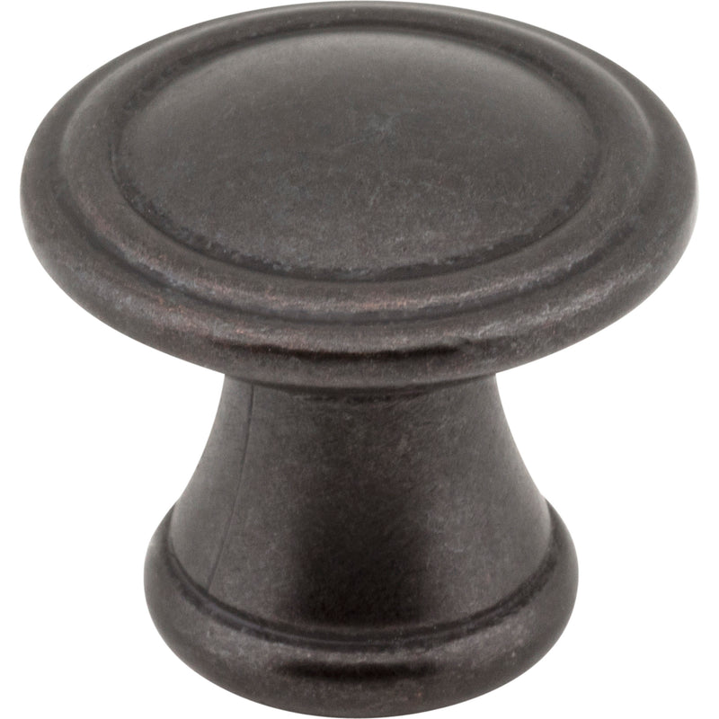 1-3/16" Diameter Gun Metal Chesapeake Cabinet Knob