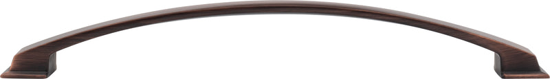 12" Center-to-Center Brushed Oil Rubbed Bronze Arched Roman Appliance Handle