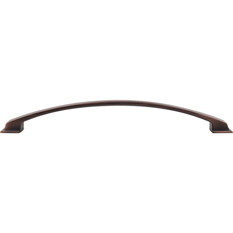 12" Center-to-Center Brushed Oil Rubbed Bronze Arched Roman Appliance Handle