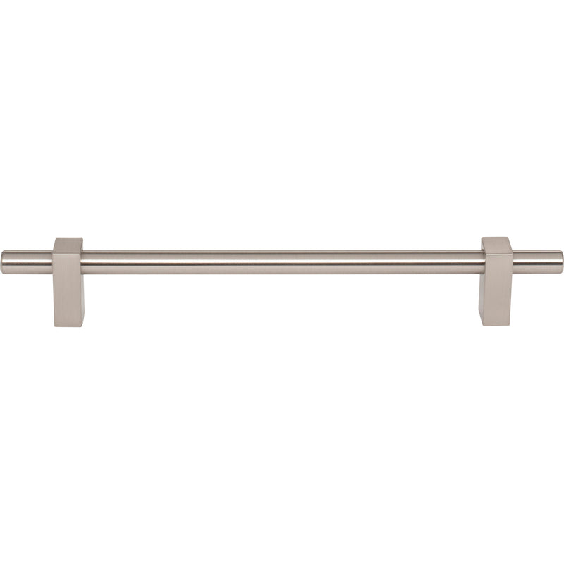 192 mm Center-to-Center Satin Nickel Larkin Cabinet Bar Pull