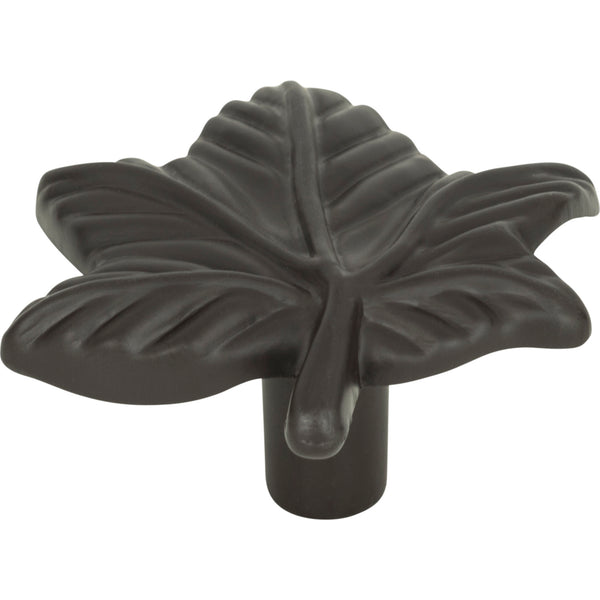 Vineyard Leaf Knob 2 Inch Aged Bronze