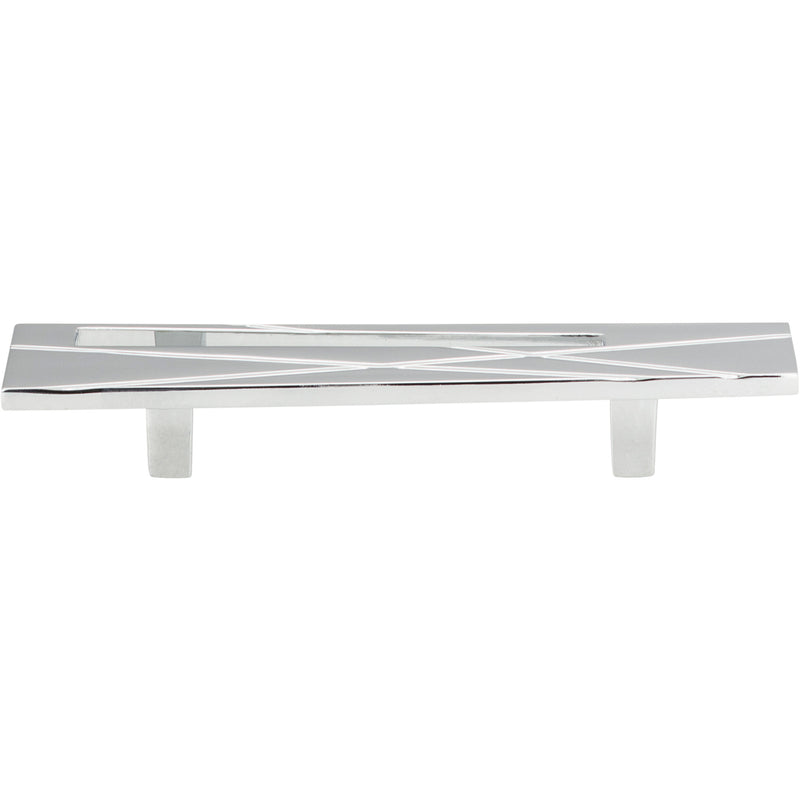 Modernist Left Pull 3 Inch (c-c) Polished Chrome