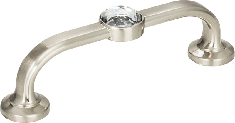 Legacy Crystal Bracelet Pull 3 Inch (c-c) Brushed Nickel