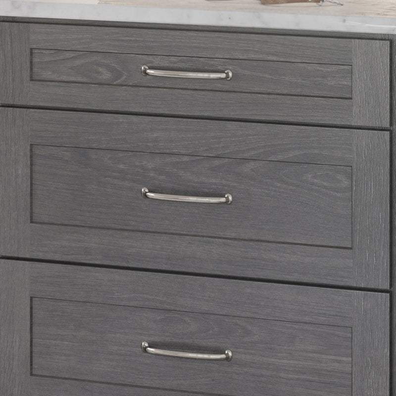 160 mm Center-to-Center Satin Nickel Hudson Cabinet Pull