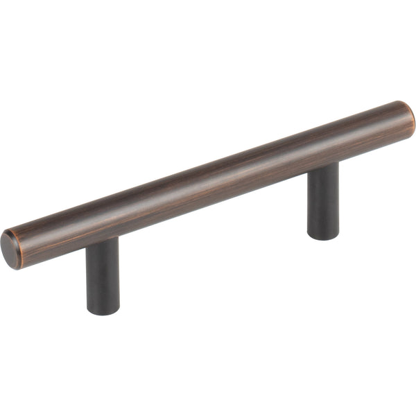 3" Center-to-Center Dark Brushed Bronze Naples Cabinet Bar Pull