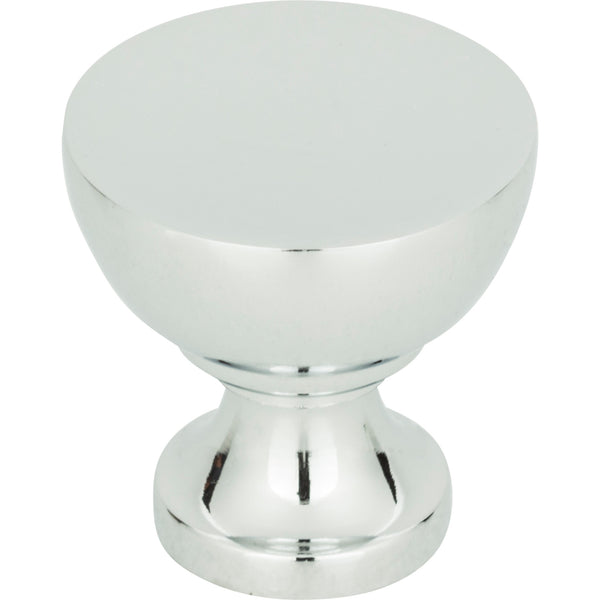 Shelley Round Knob 1 1/4 Inch Polished Chrome