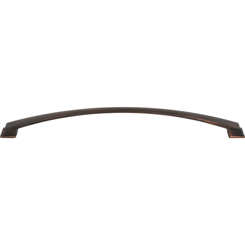 305 mm Center-to-Center Brushed Oil Rubbed Bronze Arched Roman Cabinet Pull