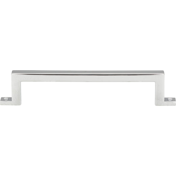 Campaign Bar Pull 5 1/16 Inch (c-c) Polished Chrome