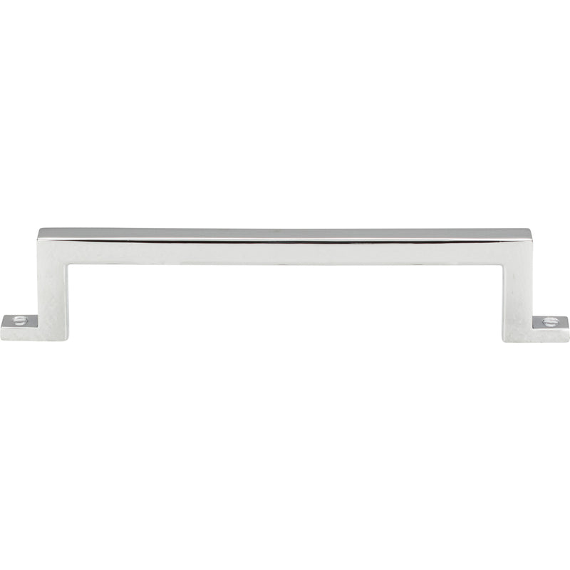 Campaign Bar Pull 5 1/16 Inch (c-c) Polished Chrome