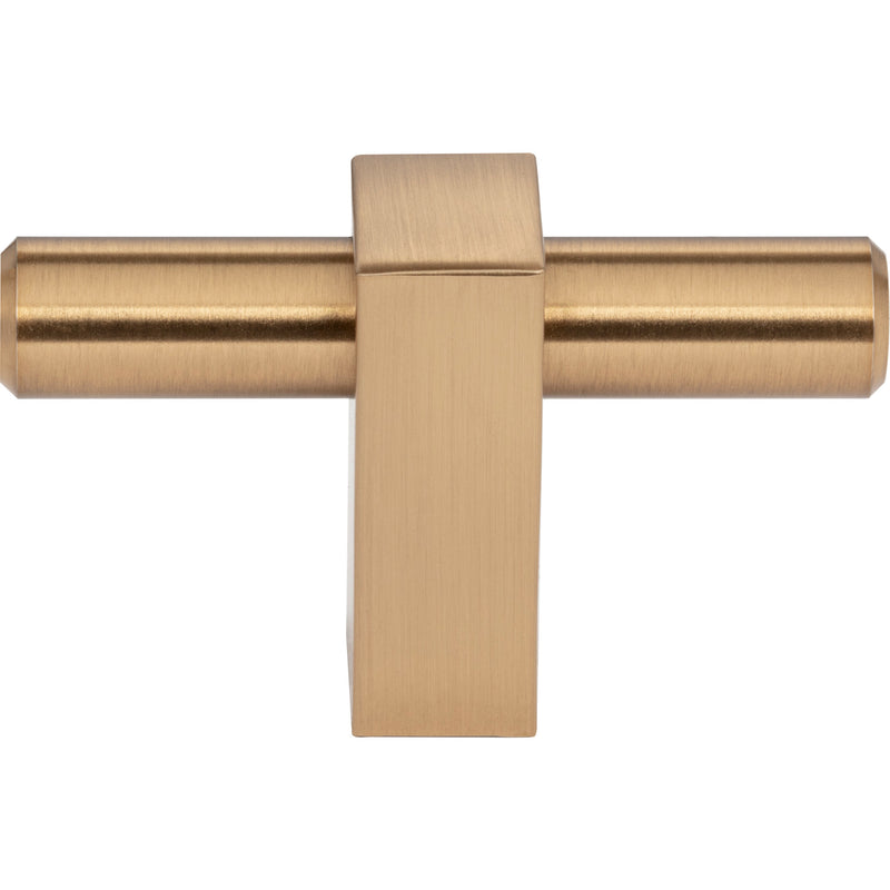 2-3/8" Overall Length Satin Bronze Larkin "T" Knob