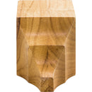 3" W x 3" D x 6-1/4" H Rubberwood Inline Cornice Block