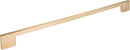 Thin Square Appliance Pull 18 Inch (c-c) Champagne