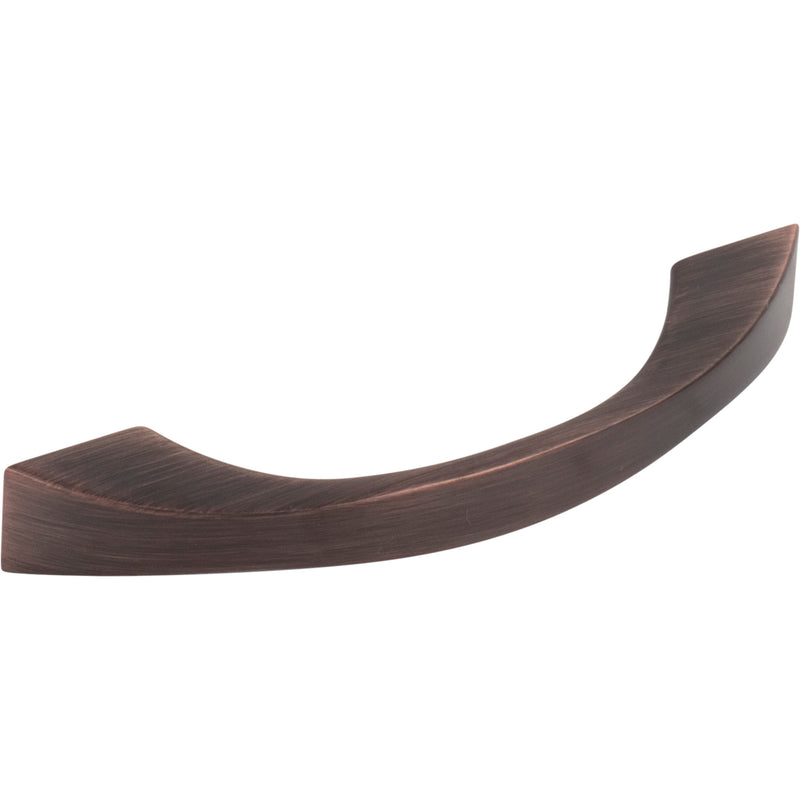 96 mm Center-to-Center Brushed Oil Rubbed Bronze Flared Philip Cabinet Pull
