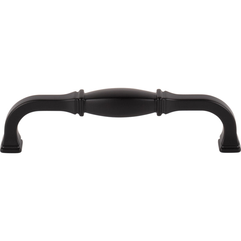 128 mm Center-to-Center Matte Black Audrey Cabinet Pull