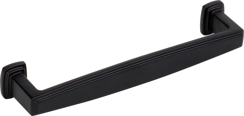 128 mm Center-to-Center Matte Black Richard Cabinet Pull