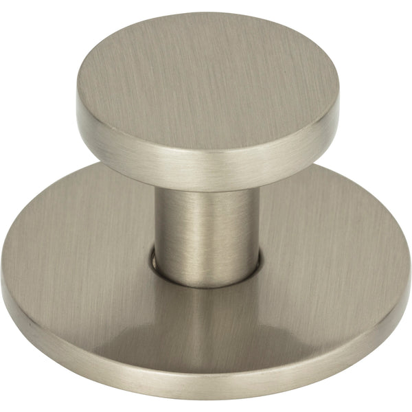 Dot Knob 1 1/4 Inch Brushed Nickel