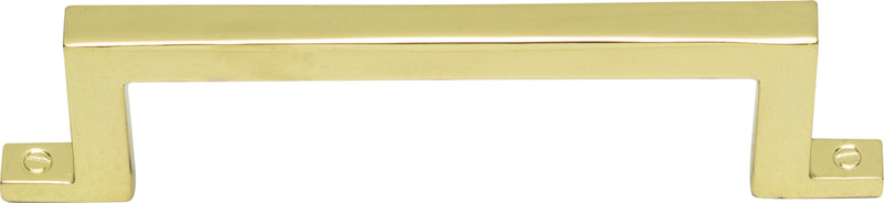 Campaign Bar Pull 3 3/4 Inch (c-c) Polished Brass