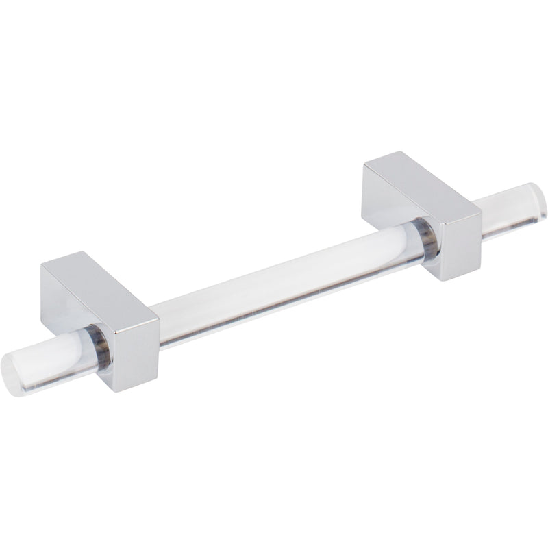 96 mm Center-to-Center Polished Chrome Spencer Cabinet Bar Pull