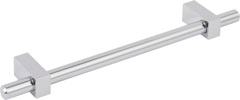 160 mm Center-to-Center Polished Chrome Larkin Cabinet Bar Pull