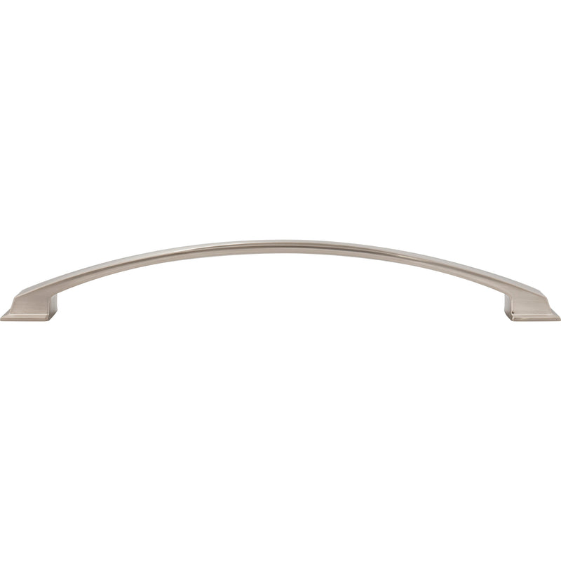 12" Center-to-Center Satin Nickel Arched Roman Appliance Handle