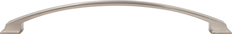 12" Center-to-Center Satin Nickel Arched Roman Appliance Handle