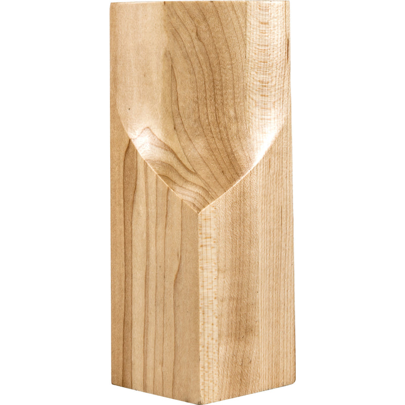 2-13/16" W x 1-7/8" D x 5-15/16" H Oak Corner Cove Transition Block