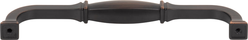 160 mm Center-to-Center Brushed Oil Rubbed Bronze Audrey Cabinet Pull