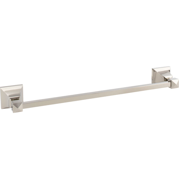 Gratitude Bath Towel Bar 18 Inch Single Polished Nickel